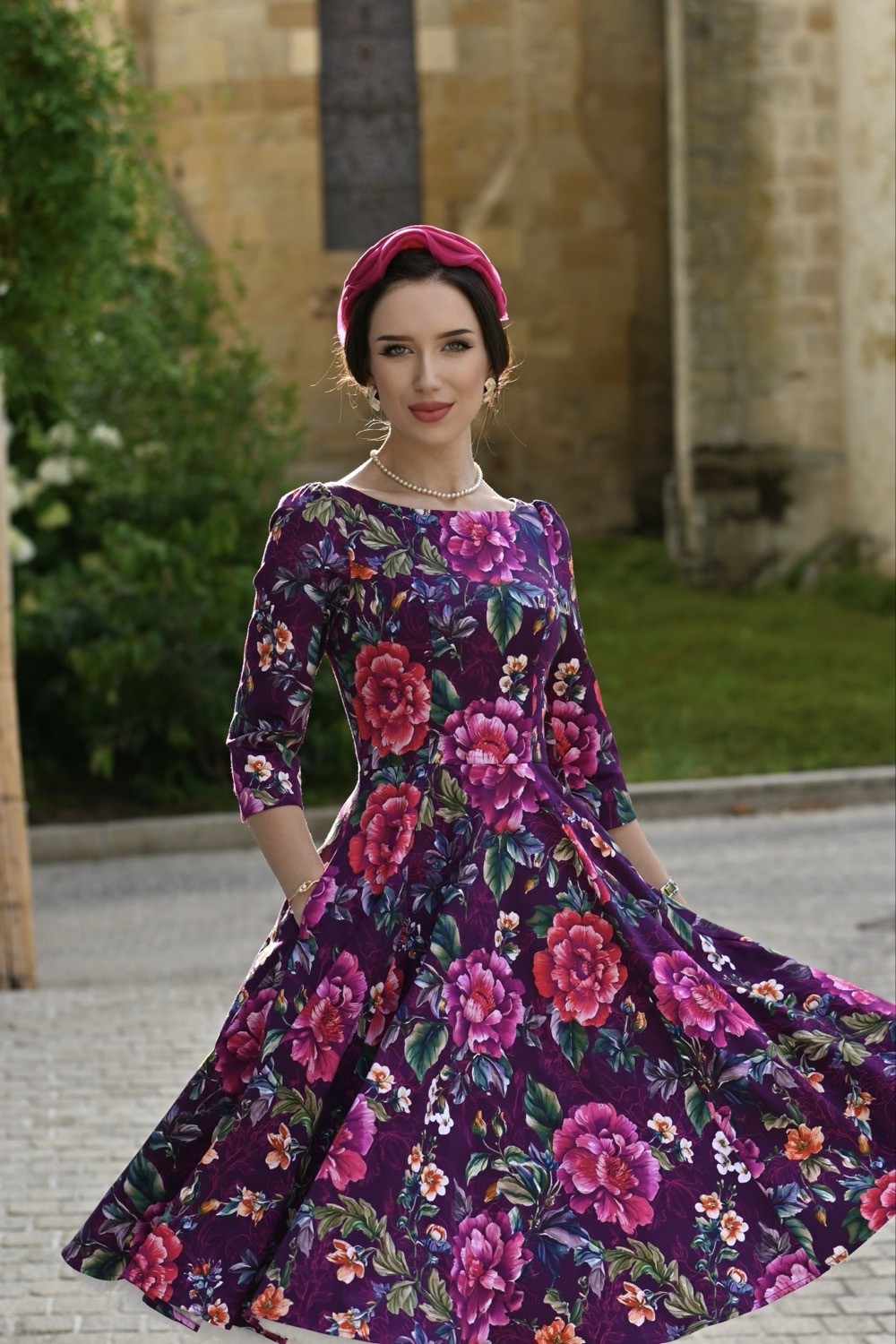 Bea Floral Swing Dress